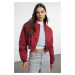 Trendyol Claret Red Regular Fit Bomber Puffer Jacket