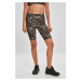 Women's High Waist Camo Tech Cycle Shorts in Wooden Digital Camouflage