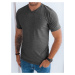 Men's T-shirt smooth dark gray Dstreet