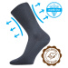 Lonka Zdravan Unisex ponožky - 3 páry BM000000627700101345 tmavo šedá