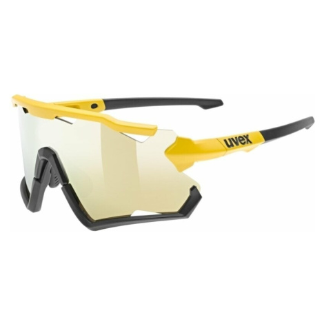 UVEX Sportstyle 228 Sunbee/Black Matt/Mirror Yellow Cyklistické okuliare