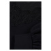 Mikina Karl Lagerfeld Fan Lace Sweatshirt Čierna
