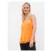 Orange top with lace VILA Ava - Women