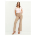 LC Waikiki Normal Waist Slim Fit Women's Trousers with Pocket Detail