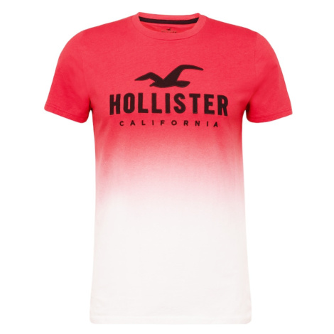 HOLLISTER Tričko  červená / čierna / biela