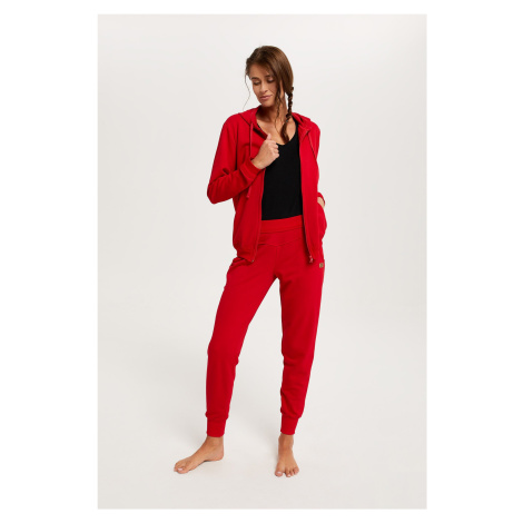 Women's Long Sleeve Sweatshirt Todra - Red Italian Fashion
