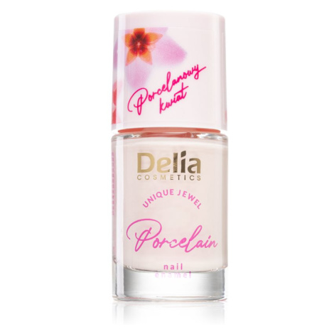 Delia Cosmetics Porcelain lak na nechty 2 v 1 odtieň 05 Pink