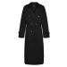 Vero Moda  VMCHLOE LONG TRENCHCOAT GA NOOS 10300263  Parky Čierna