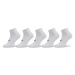 4F Súprava 5 párov členkových pánskych ponožiek 4FWMM00USOCM283 Biela