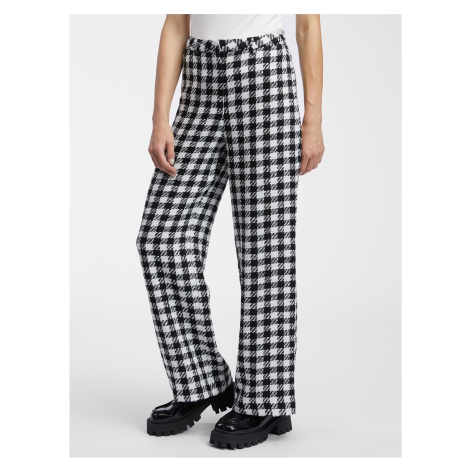 Orsay White and Black Ladies Patterned Pants - Women