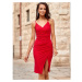 Šaty Roco Fashion model 183745 Red
