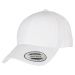 Premium Curved Snapback Cap White