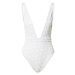 Tommy Hilfiger Underwear Jednodielne plavky  biela / šedobiela