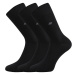 Lonka Diagon Pánske ponožky s extra voľným lemom - 3 páry BM000001470200101404 čierna