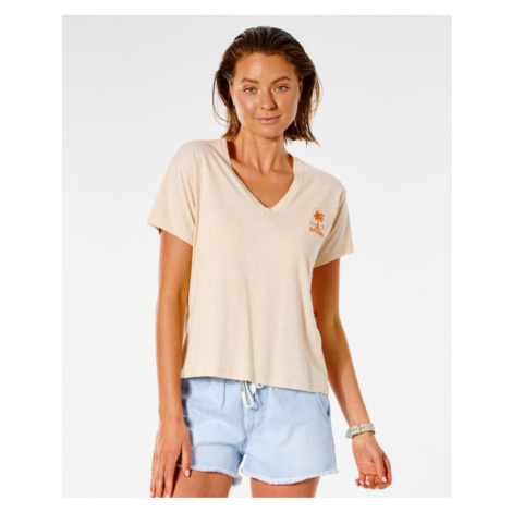 Rip Curl SWC V NECK TEE Nude T-shirt