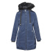 KOROSHI Zimný kabát  námornícka modrá / čierna
