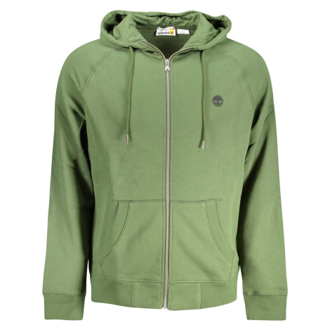Pánska zelená mikina na zips Timberland