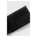 Kožená peňaženka + kľúčenka Emporio Armani pánska, čierna farba, Y4R222 Y068E