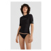 O'Neill BIDART SKIN S/SLV Dámske plavecké tričko, čierna, veľkosť