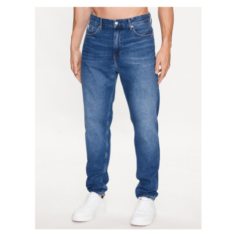 Calvin Klein Jeans Džínsy J30J323353 Tmavomodrá Slim Fit