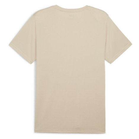 PUMA Funkčné tričko  béžová / biela