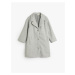 Koton Long Coat Button Closure with Pocket Detail