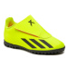 Adidas Futbalové topánky X Crazyfast Club Hook-and-Loop Turf IF0713 Žltá