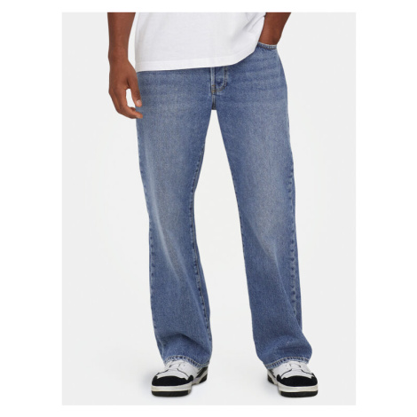 Only & Sons Džínsy Fade 22026781 Modrá Loose Fit