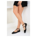 Soho Black Patent Leather Women's Flats 18935