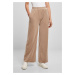 Women's smooth velvet sweatpants with high waist softtaupe