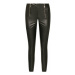 TWINSET Nohavice z imitácie kože 202TP2062 Čierna Slim Fit