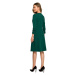 Dámske šaty s viazaným výstrihom S325 zelené - Stylove