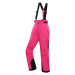 Dětské lyžařské kalhoty s membránou ptx ALPINE PRO OSAGO pink glo 152-158