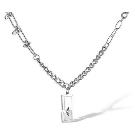Náhrdelník z chirurgickej ocele Kilis Strieborný