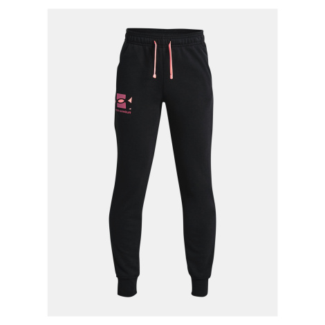 Tepláky Under Armour RIVAL TERRY PANTS-BLK - Chlapci