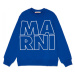 Mikina Marni Sweat-Shirt Modrá