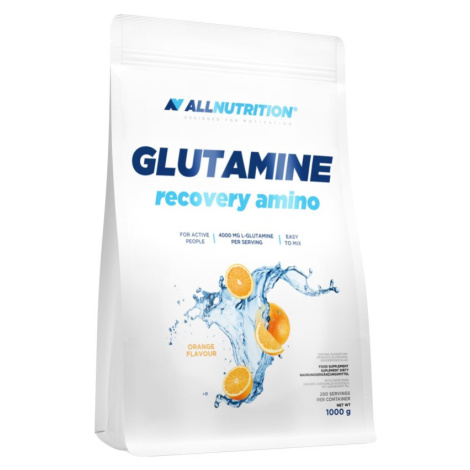 Allnutrition Glutamine Recovery Amino regenerácia a rast svalov príchuť Orange