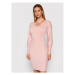 Guess Úpletové šaty Janet W1BK32 Z26I0 Ružová Slim Fit