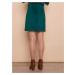 Zelená menčestrová sukňa Tranquillo