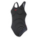 Speedo ENDURANCE+ PRINTED MEDALIST Dámske plavky, čierna, veľkosť