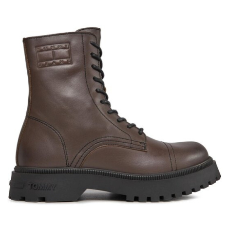 Tommy Jeans Čižmy Tjm Casual Boot EM0EM01244 Hnedá Tommy Hilfiger