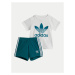 Adidas Súprava Tričko a šortky JE0524 Tyrkysová Regular Fit