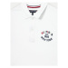 Tommy Hilfiger Polokošeľa Monotype KB0KB09084 Biela Regular Fit