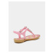 Ružové dievčenské sandále Grendha