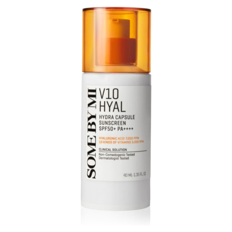 Some By Mi V10 Hyal Hydra Capsule Sunscreen ochranný krém pre citlivú a intolerantnú pleť SPF 50
