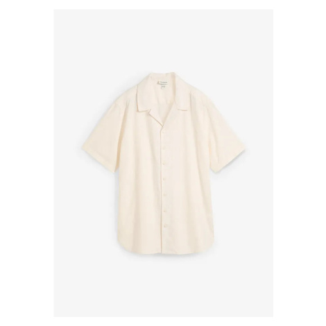 Košeľa s krátkym rukávom, s plátnom bonprix