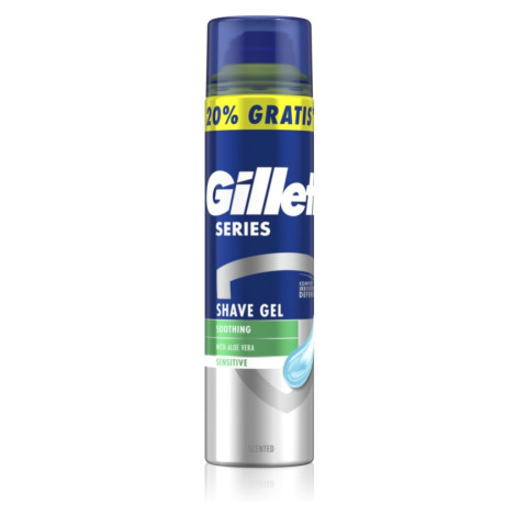 Gillette Series Aloe Vera upokojujúci gél na holenie