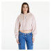 Mikina Calvin Klein Jeans Woven Label Hoodie Sepia Rose