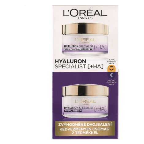 L´ORÉAL Paris Hyaluron Specialist Denný krém 50 ml + Nočný krém 50 ml