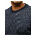 Pásikavý pánsky modrý sveter wx1101